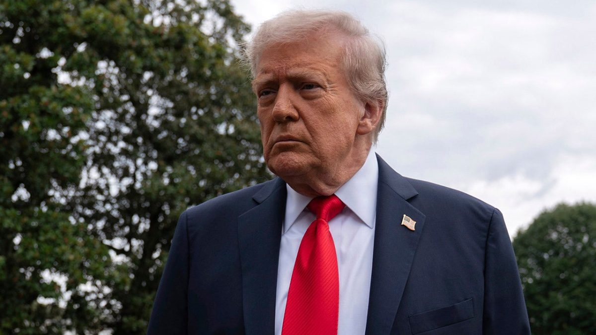 Trump attends the US Open