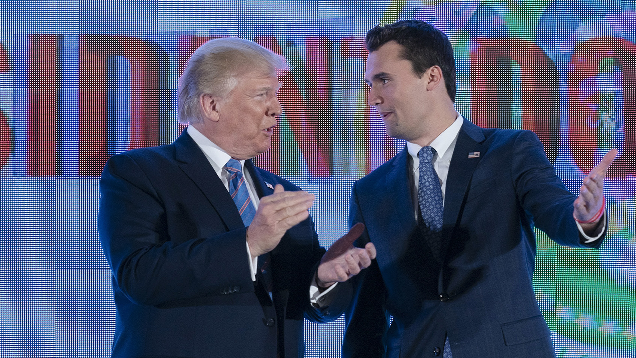 Trump awards Charlie Kirk a posthumous Medal of Freedom following the Utah shooting.