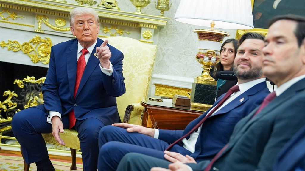 Trump cautions against 'radical left' Democrats as political violence rises