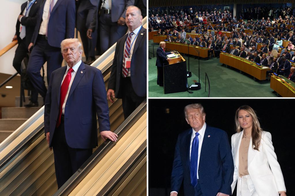 Trump claims UN escalator failure was 'definitely sabotage' – demands arrests