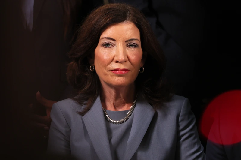 Trump criticizes Gov. Hochul for supporting 'Liddle Communist' Mamdani, hints at cutting federal funds.