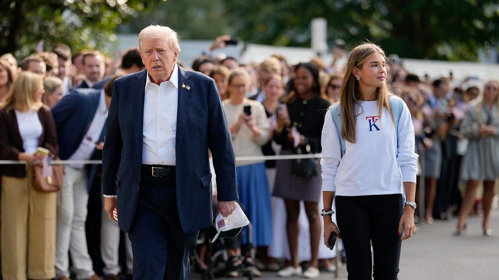 Trump observes the Ryder Cup starting at Bethpage Black