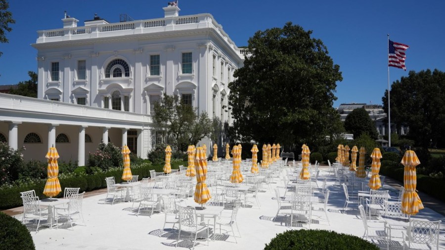 Trump plans to welcome tech CEOs for his first gathering in the newly updated Rose Garden.