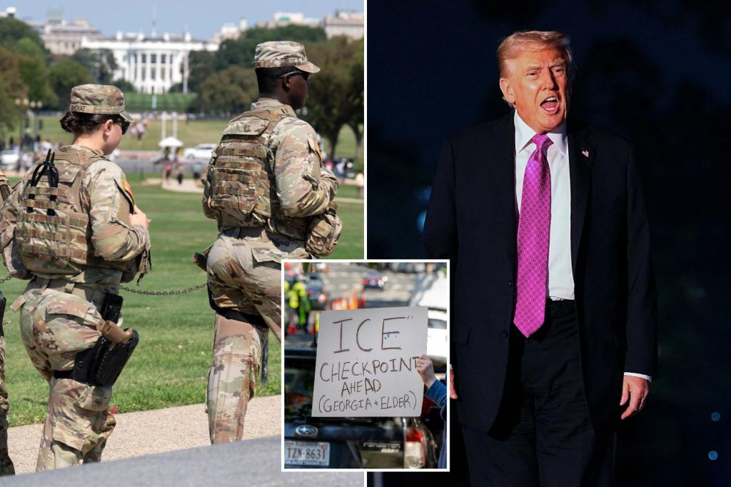 Trump promises a national emergency in Washington, DC regarding the ICE conflict.