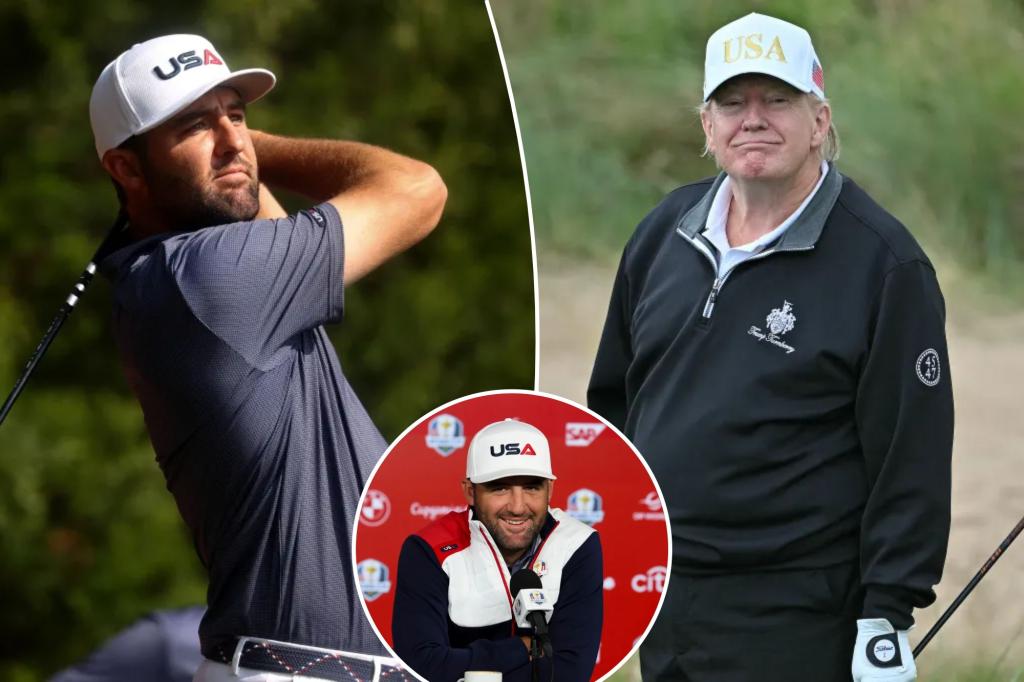 Trump reaches out to Scottie Scheffler after the golfer's victories