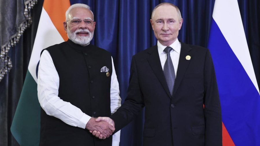 Trump remains steadfast on India tariffs while Modi emphasizes relationships with Russia and China.