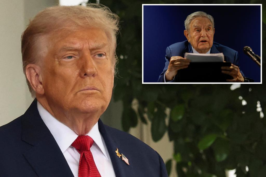 Trump's DOJ official urges prosecutors to investigate George Soros group for possible funding related to terrorism, according to a report.