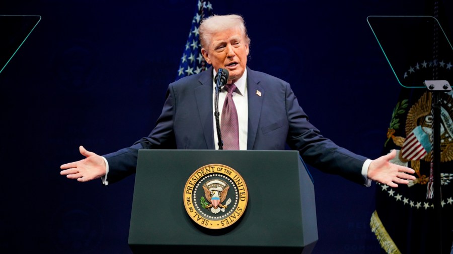 Trump's defamation appeal is rejected, criticizes opponents during comments at the Museum of the Bible