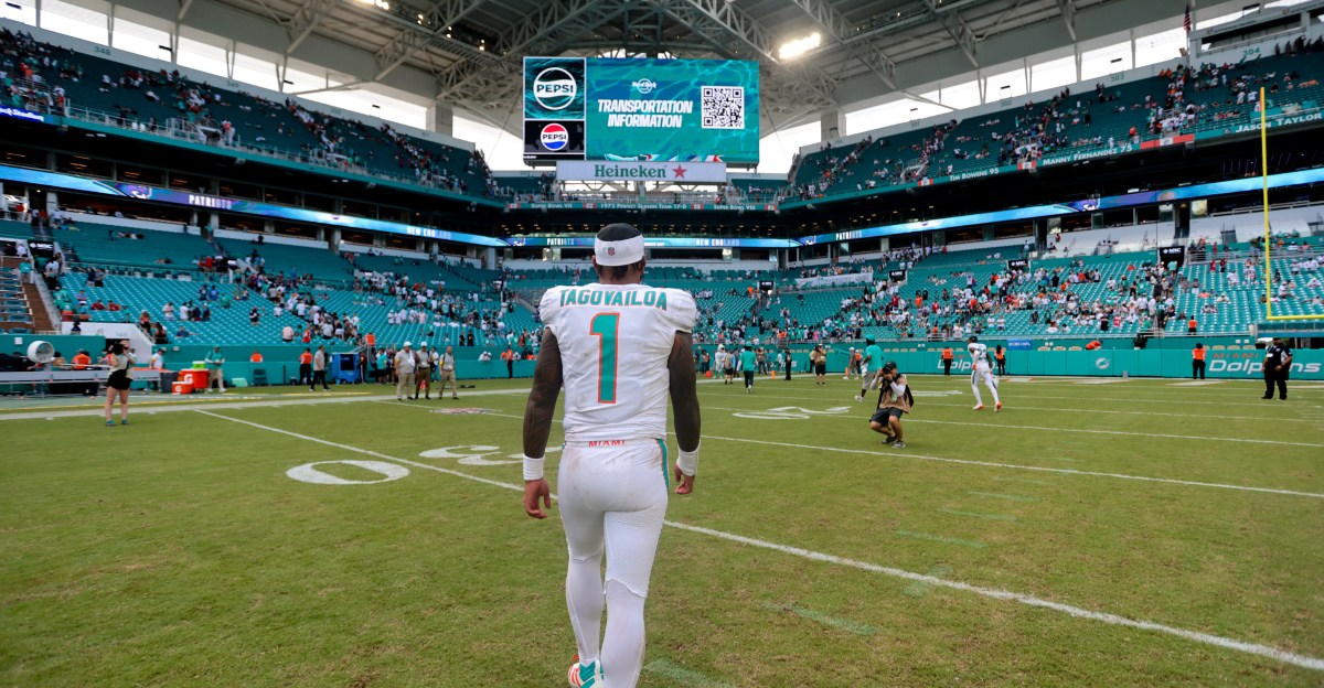 Tua Tagovailoa is turning into the Dolphins' main issue