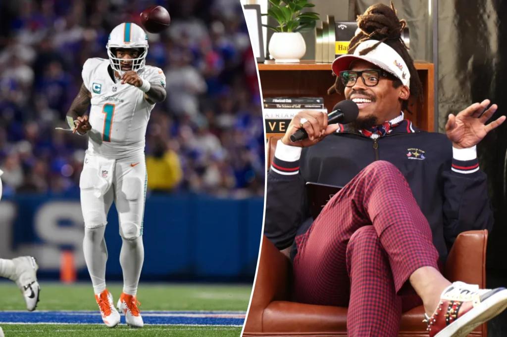 Tua Tagovailoa responds to Cam Newton's remarks