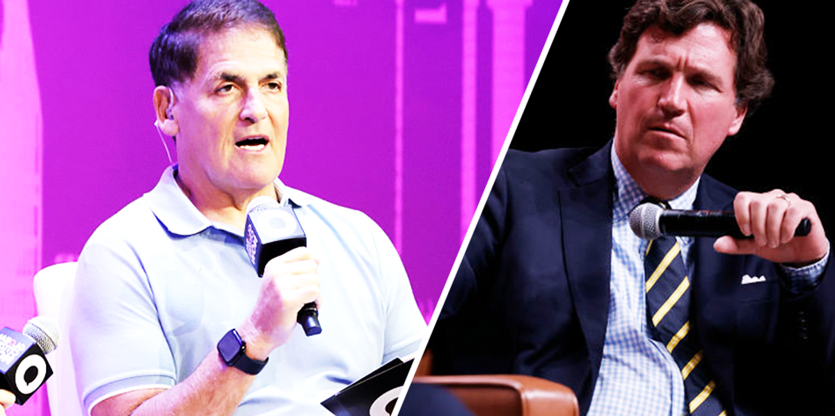 Tucker Carlson argues with Mark Cuban about Ukraine position: 'What’s the total amount you’ve contributed?'