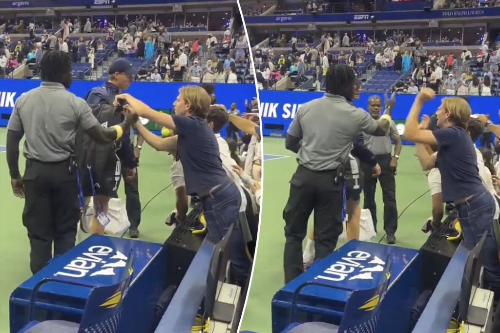 US Open spectator seen taking Jannik Sinner's bag in odd incident