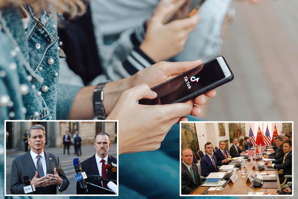 US and China have established a 'framework' for a TikTok agreement before a potential ban.