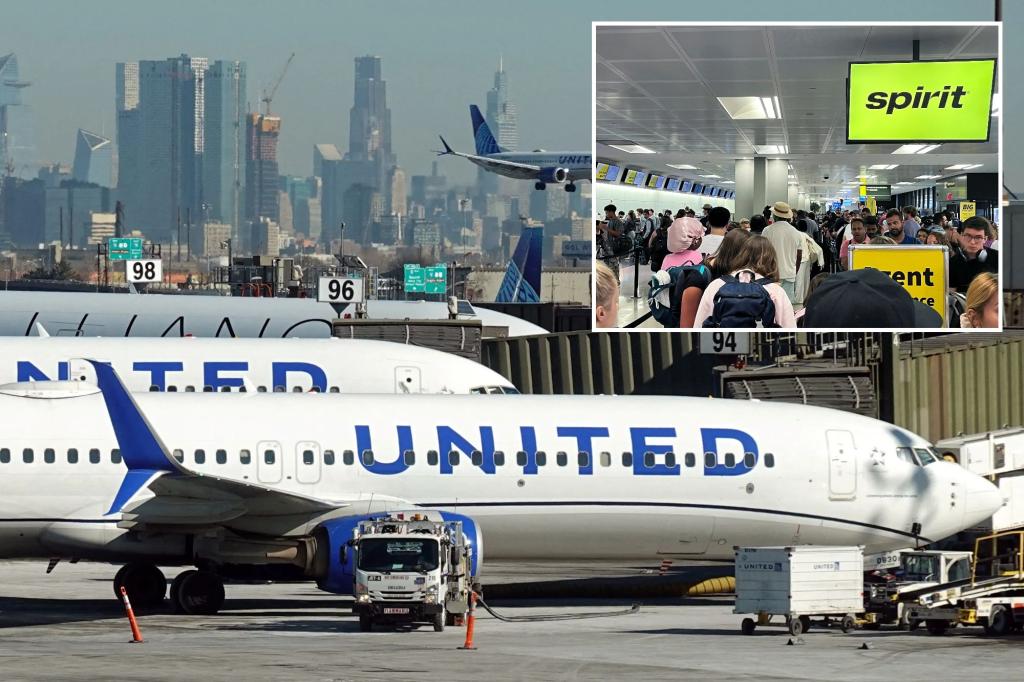 United Airlines introduces additional flights following Spirit's cancellation of service to 11 cities.