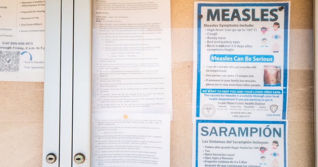 Unvaccinated student from Georgia State transmits measles to three others