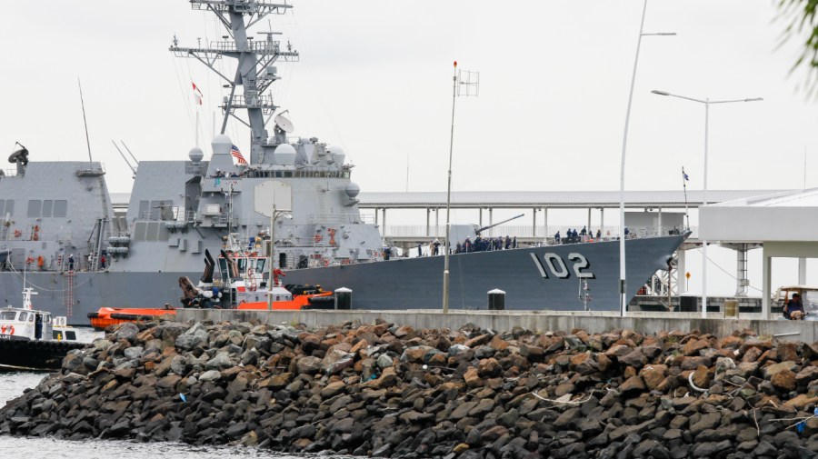 Using the military for policing on land or at sea raises concerns