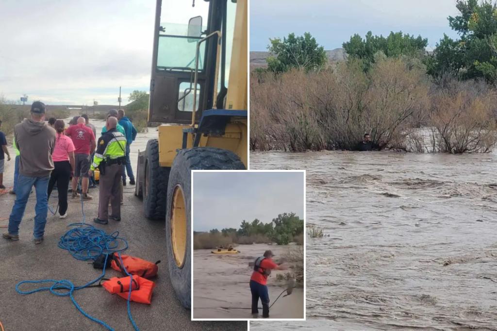 Utah responders and bystanders save man trapped in flash floods just in time