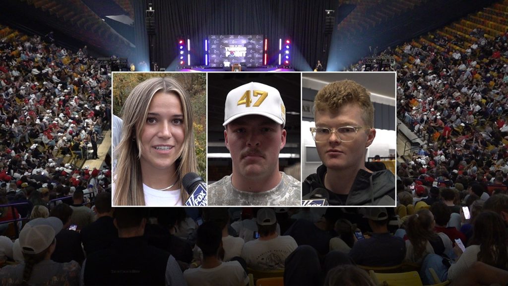 Utah's first event following the Kirk assassination features increased security at Utah State.