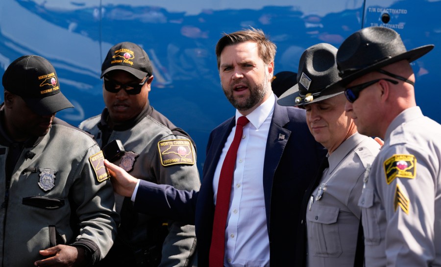 Vance claims Trump was 'joking' about disliking adversaries during tribute for Charlie Kirk.