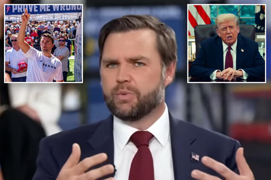 Vance talks about Trump's experience in the Oval Office following Charlie Kirk's assassination.