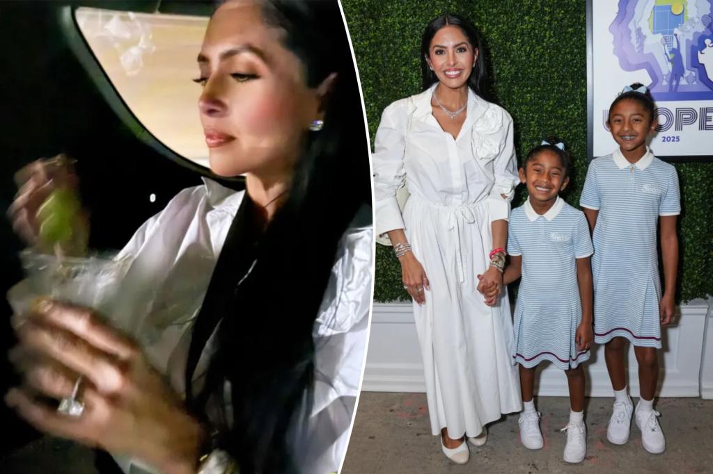 Vanessa Bryant enjoys a honey deuce while debunking false pregnancy rumors.