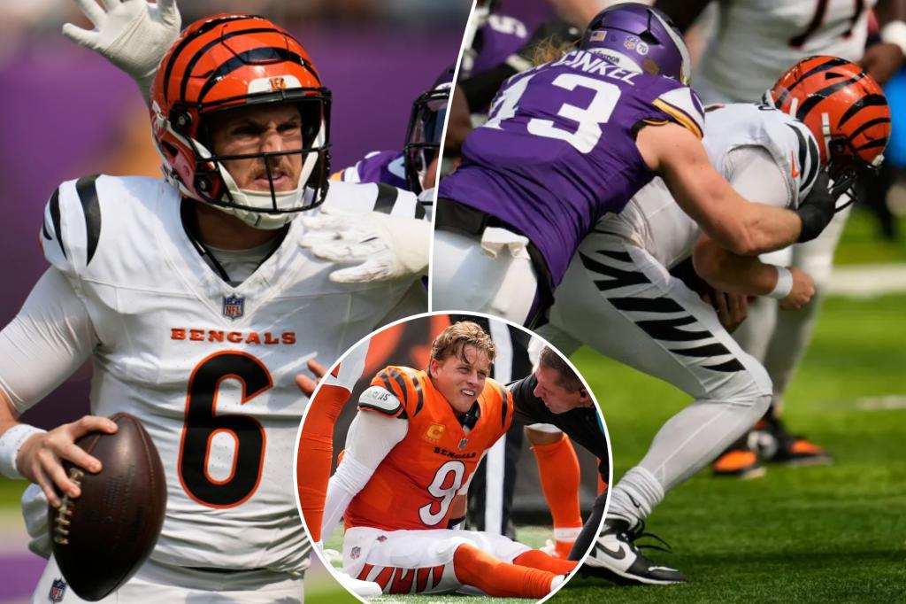Vikings defeat Bengals in Jake Browning's first game after Joe Burrow's injury