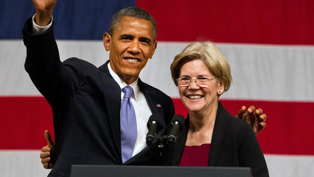 Warren states that the Obama team advised her against labeling the economy as 'rigged' in 2012.