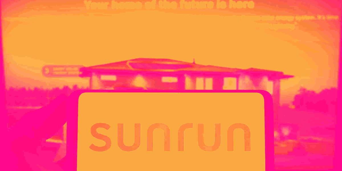 What Is Causing Sunrun (RUN) Stock to Rise Sharply Today