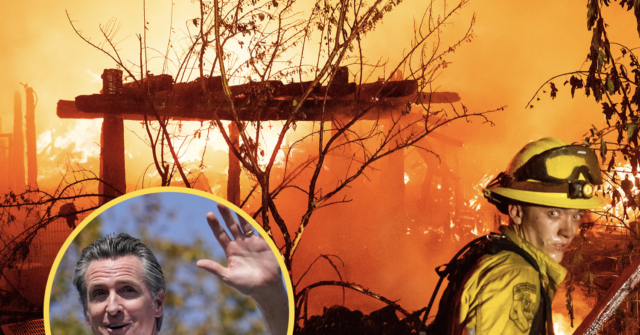 Wildfires Ruin Historic California Town While Newsom Exits the State Again