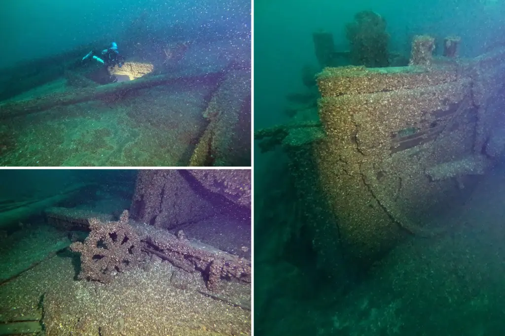 Wisconsin researchers are amazed by the finding of a 'ghost ship' in Lake Michigan.