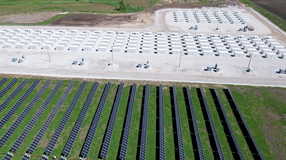 Wisconsin solar and battery facility saves energy when it's cloudy.