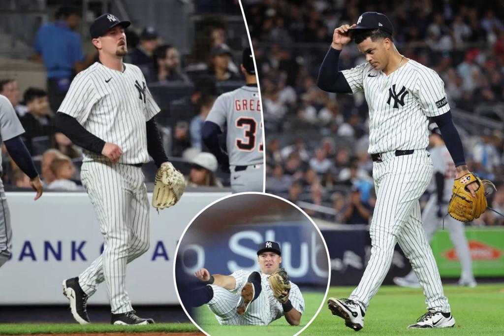 Yankees relief pitchers contribute to a disappointing defeat against the Tigers