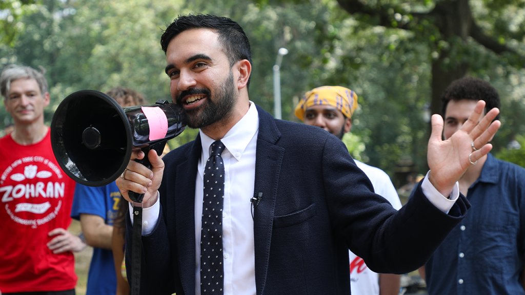 Zohran Mamdani and Bernie Sanders come together in Brooklyn to oppose oligarchy