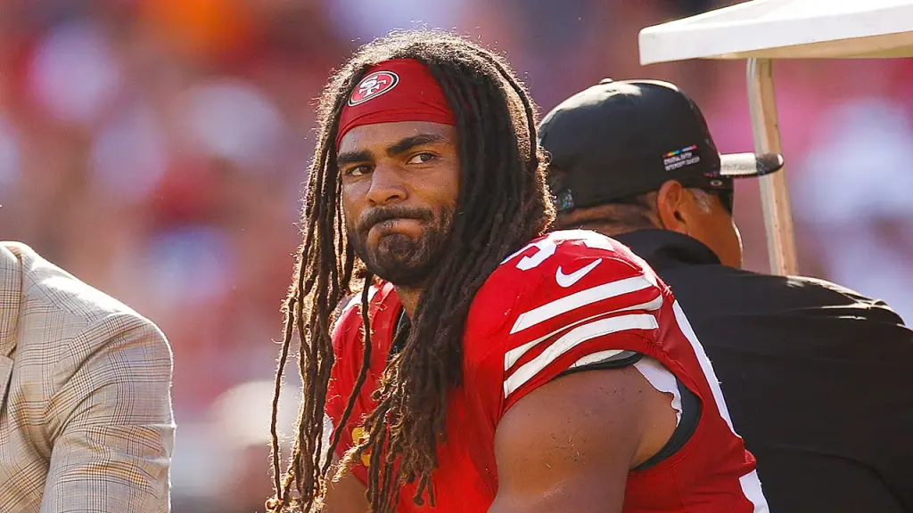 49ers linebacker Fred Warner experiences serious ankle injury against the Bucs