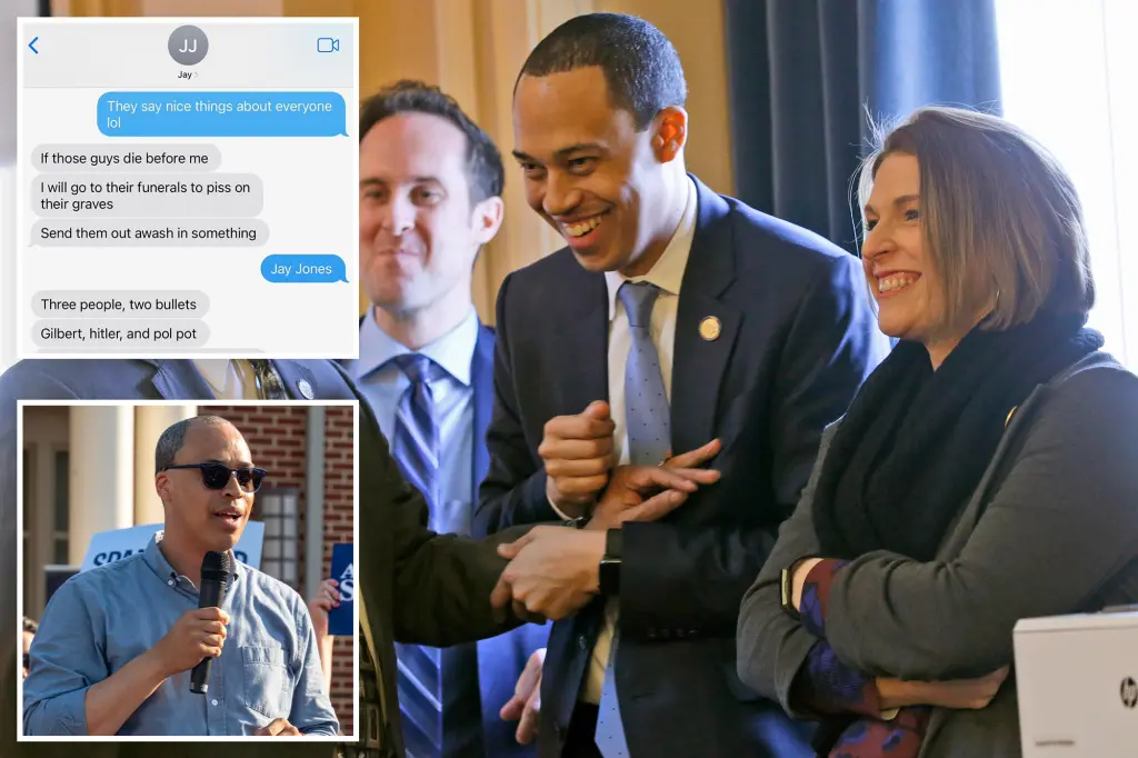 AG candidate Jay Jones suggested that fewer police shootings would occur if more officers were killed, according to a lawmaker.