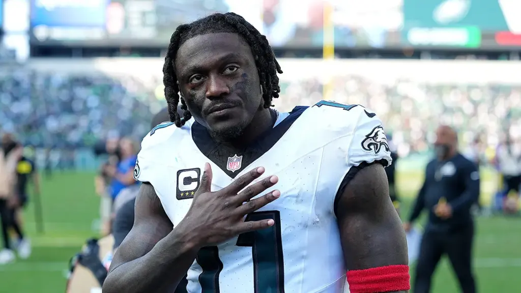 AJ Brown clarifies viral social media post following Week 4 victory