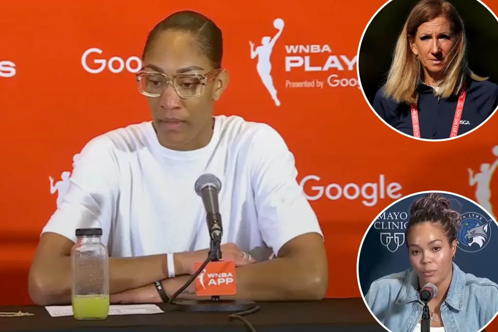 A'Ja Wilson upset with Cathy Engelbert after Napheesa Collier’s strong remarks