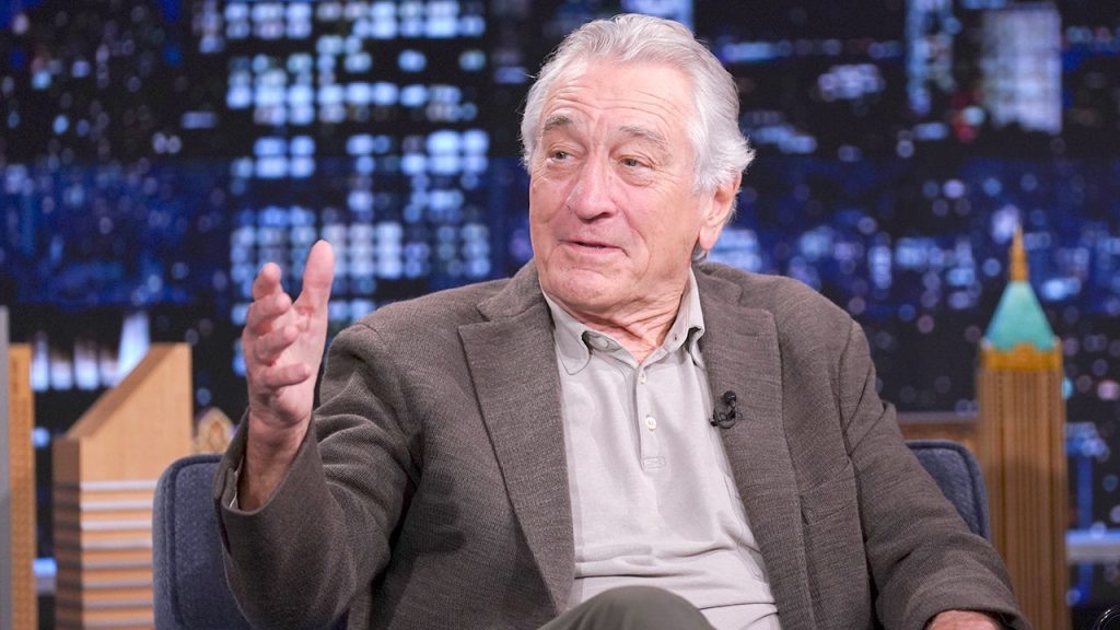 Actor Robert De Niro unexpectedly uses profanity on a morning show.