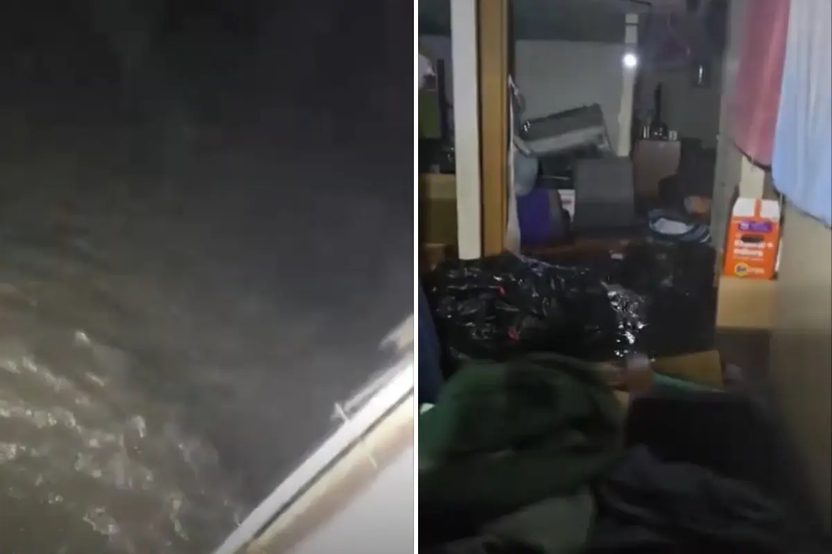 Alaskan man posts videos of his house drifting away