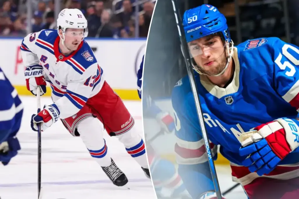 Alexis Lafreniere and Will Cuylle have had a slow start with the Rangers.
