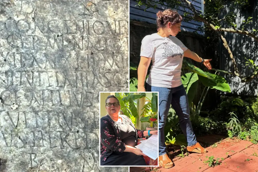 Ancient Roman object featuring mysterious writing discovered in New Orleans yard