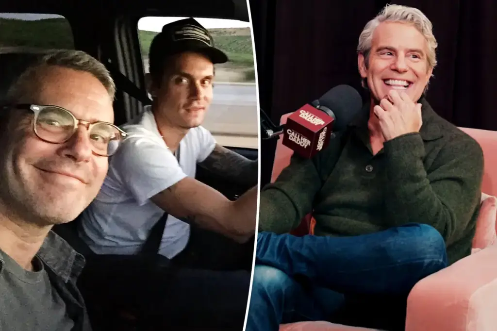 Andy Cohen confesses to becoming 'physical' during a night out with John Mayer while intoxicated.