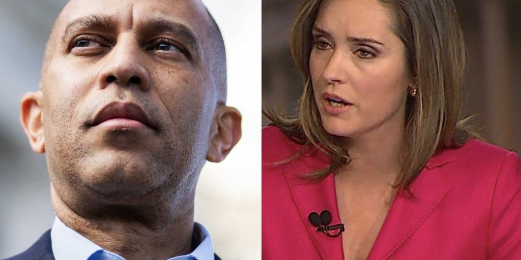 Angry liberals criticize Bari Weiss's leadership at CBS following a Democrat leader's stumble on a difficult question during 'Face the Nation'