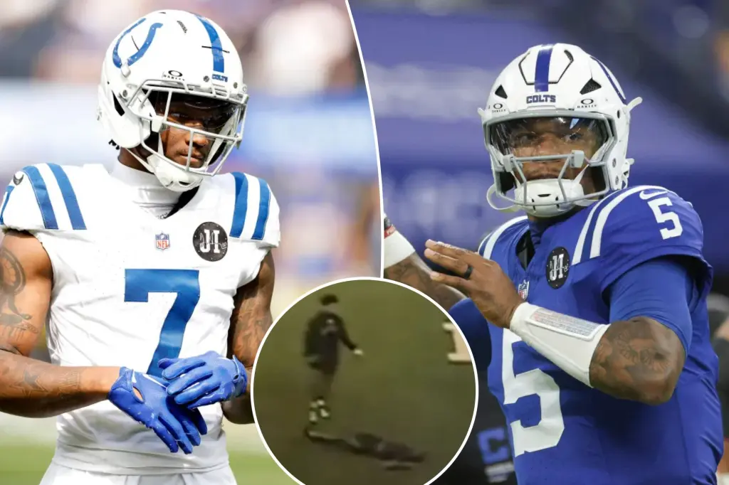 Anthony Richardson taken to the hospital, Charvarius Ward injured in warmups