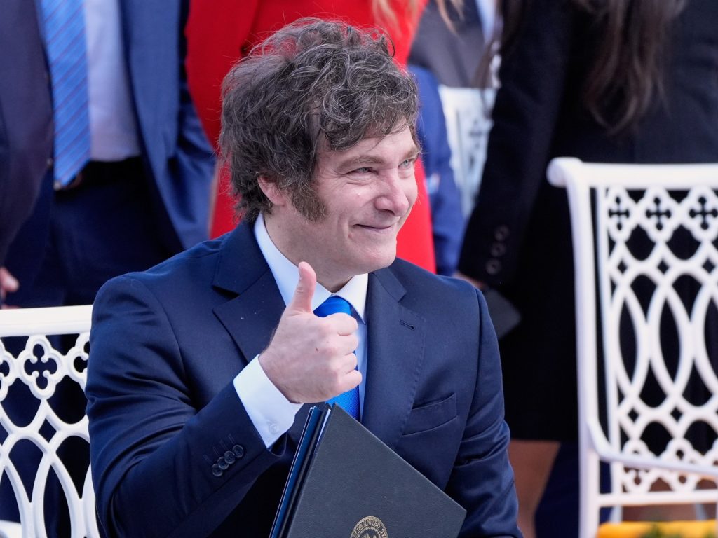 Argentina's central bank announces a $20 billion currency swap agreement with the US.