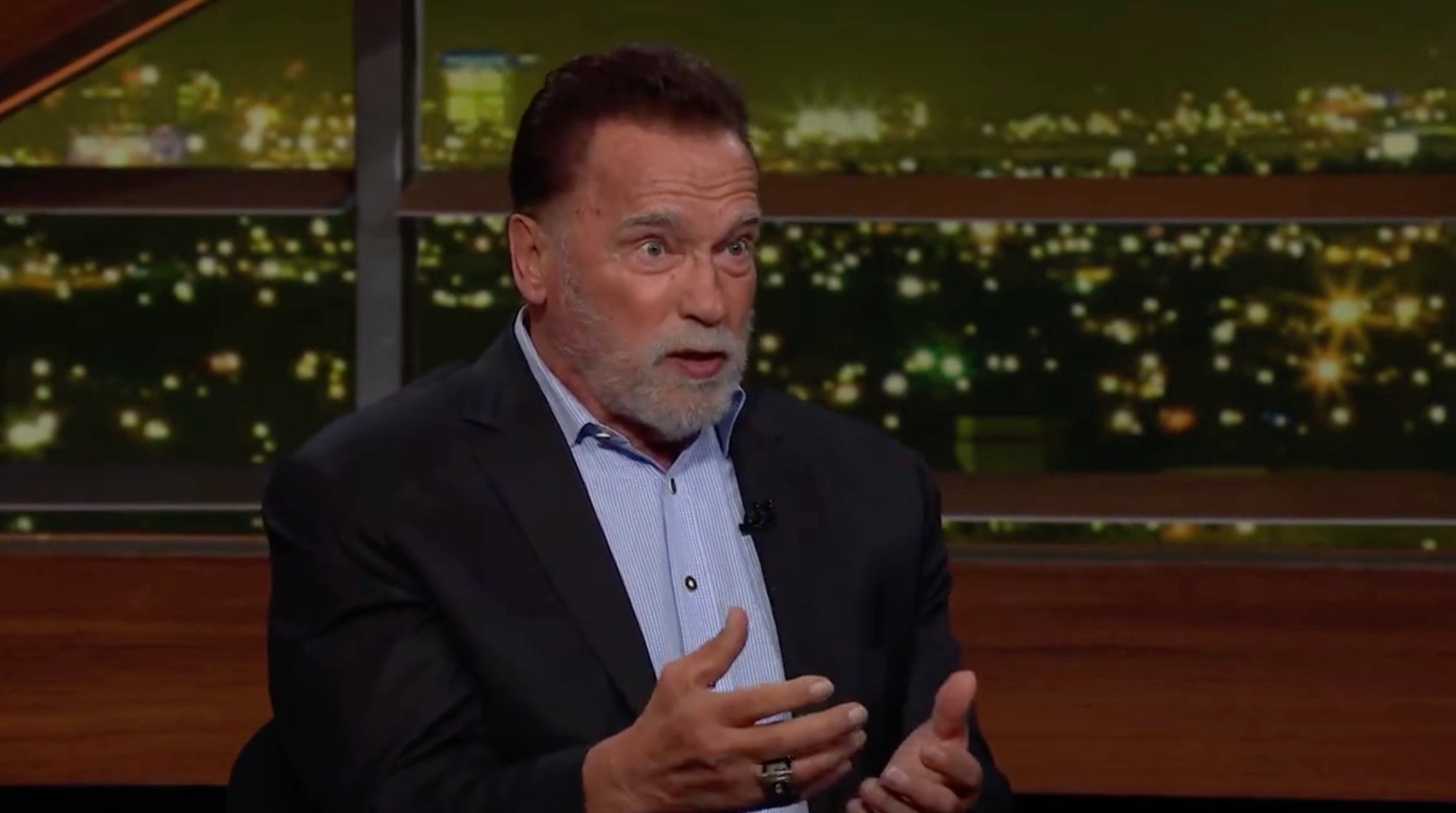 Arnold Schwarzenegger states that the Republican Party has 'shifted' on Real Time.