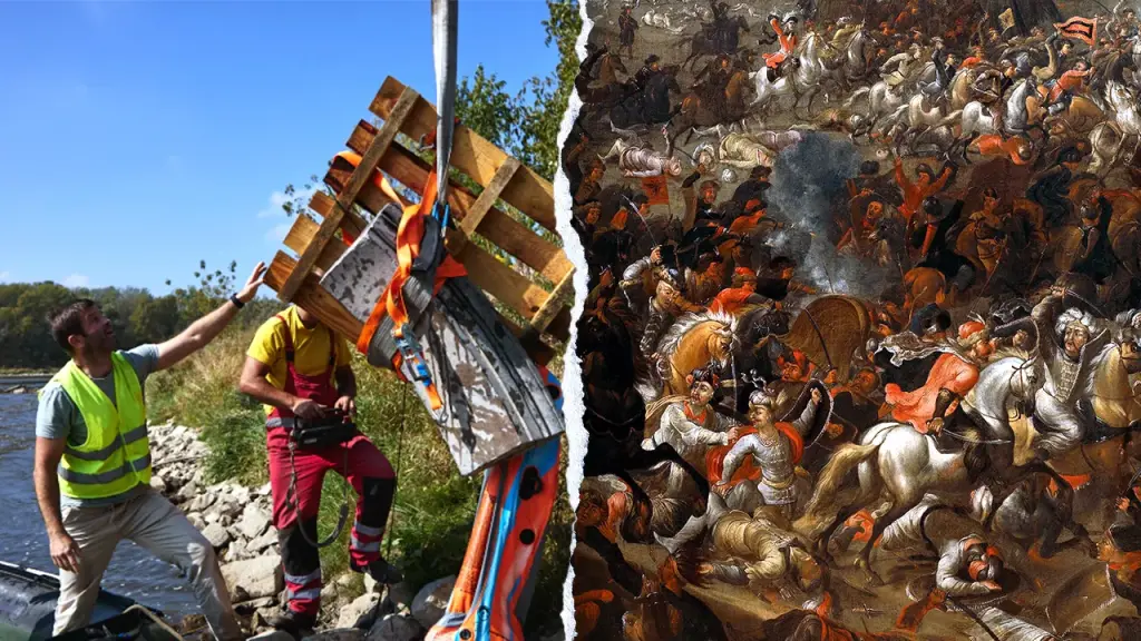 Artifacts from a royal palace found in Poland's Vistula River after hundreds of years