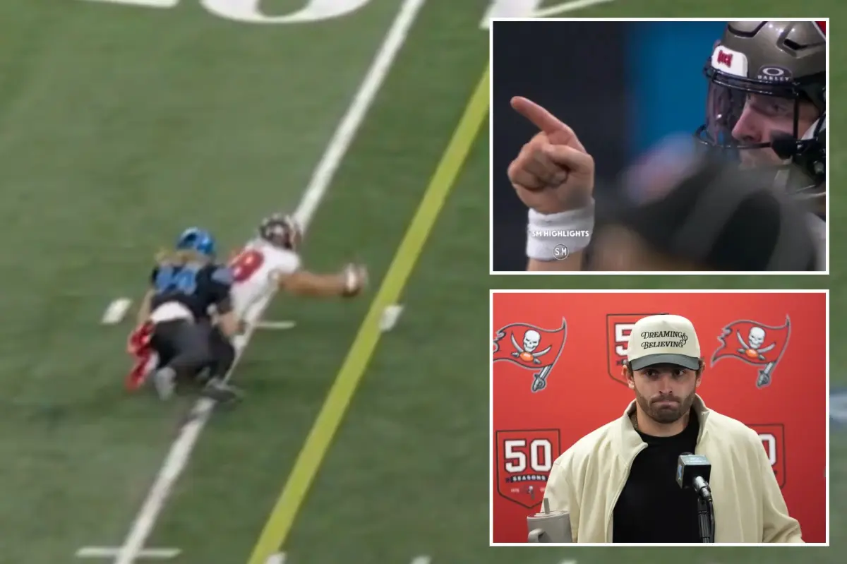 Baker Mayfield feels very confused about the refereeing in the Bucs' loss