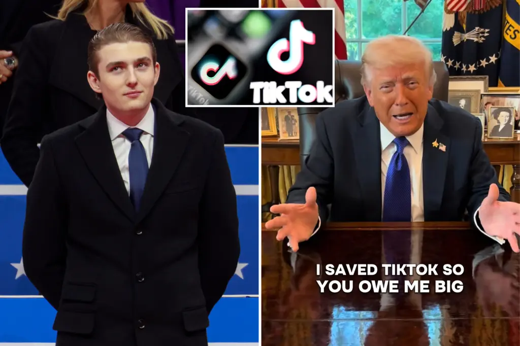 Barron Trump expected to take on a significant position at TikTok