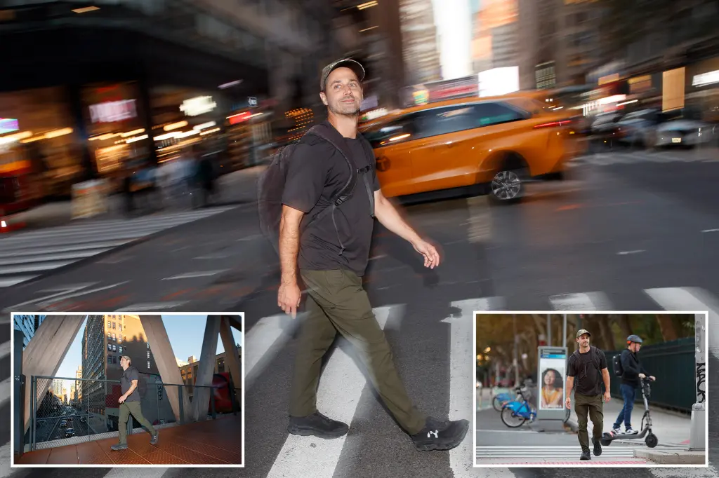 Benjamin Solomon is walking daily for 30 days.